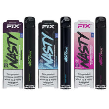 Load image into Gallery viewer, 20mg Nasty Fix Disposable Vape Pod 675 Puffs £5.99
