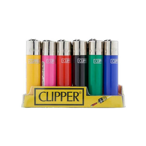 24 Clipper Solid Colours Classic Refillable Lighters £21.99