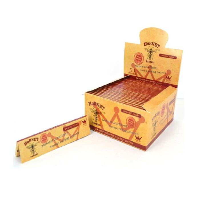 50 Hornet Brown King Size Organic Rolling Papers £12.99