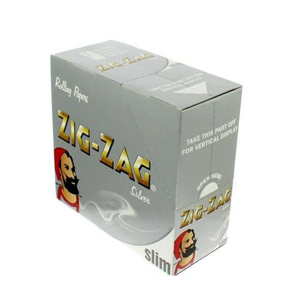 50 Zig-Zag Silver King Size Slim Rolling Papers £19.99