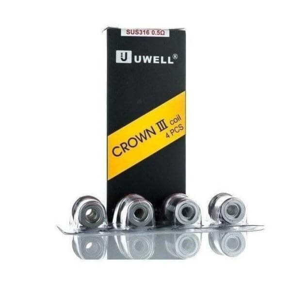 Uwell Crown 3 Coils – 0.25/0.4/0.5 Ohms £8.99