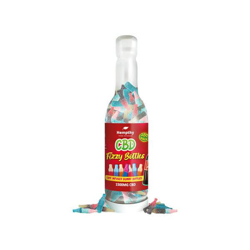 Hempthy 1500mg CBD Fizzy Bottles Gummy Mix - 300 Pieces £36.99