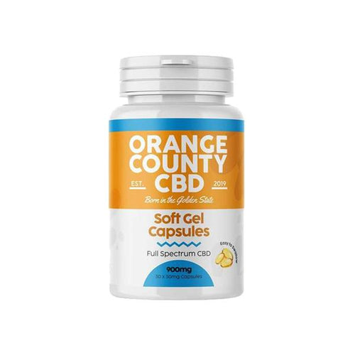 Orange County 900mg Full Spectrum CBD Capsules - 30 Caps £34.99
