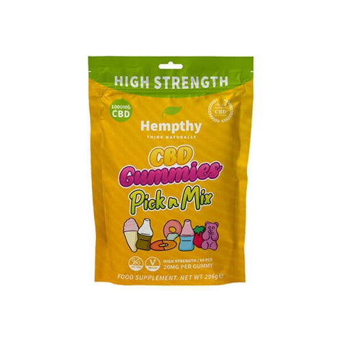 Hempthy 1000mg CBD Pick n Mix Gummies - 50 Pieces £22.99