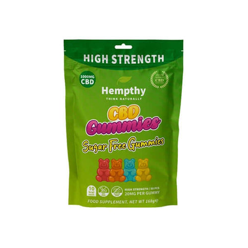 Hempthy 1000mg CBD Sugar Free Gummies - 50 Pieces £22.99