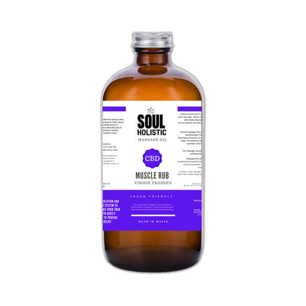 Soul Holistic Muscle Rub Massage CBD Oil - 100ml £12.99