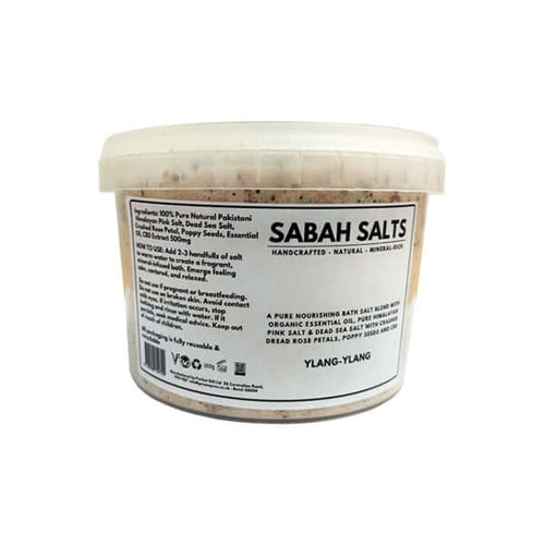 Sabah 500mg CBD Ylang Ylang Bath Salts £12.99