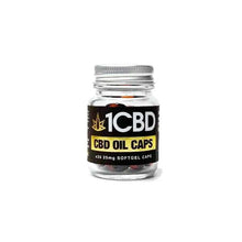 Load image into Gallery viewer, 1CBD Soft Gel Capsules 25mg CBD 30 Capsules £61.99
