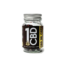 Load image into Gallery viewer, 1CBD Soft Gel Capsules 25mg CBD 60 Capsules £120.99
