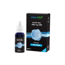 Load image into Gallery viewer, LVWell CBD Silver Seal 500mg 30ml Hemp Seed Oil £15.99
