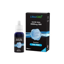 Load image into Gallery viewer, LVWell CBD Silver Seal 2000mg 30ml Hemp Seed Oil £34.99
