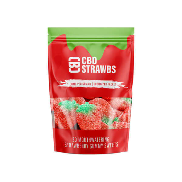 CBD Asylum 600mg Strawberry Gummies Ct Pouch (BUY 1 GET 2 FREE) £37.99