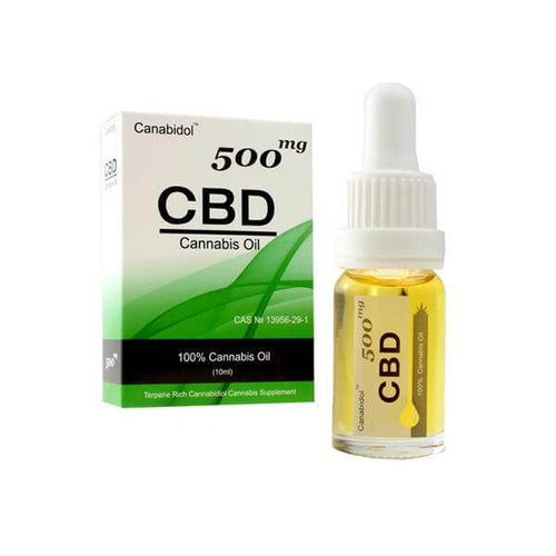 Canabidol 500mg CBD Cannabis Oil Drops 10ml £36.99