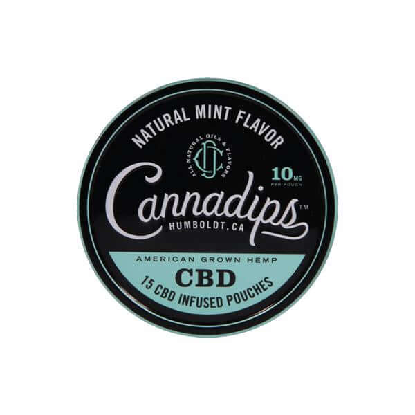 Cannadips 150mg CBD Snus Pouches - Natural Mint £18.99