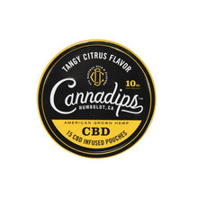 Load image into Gallery viewer, Cannadips 150mg CBD Snus Pouches - Tangy Citrus £18.99

