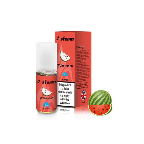 A-Steam Fruit Flavours 18MG 10ML (50VG/50PG) £1.99