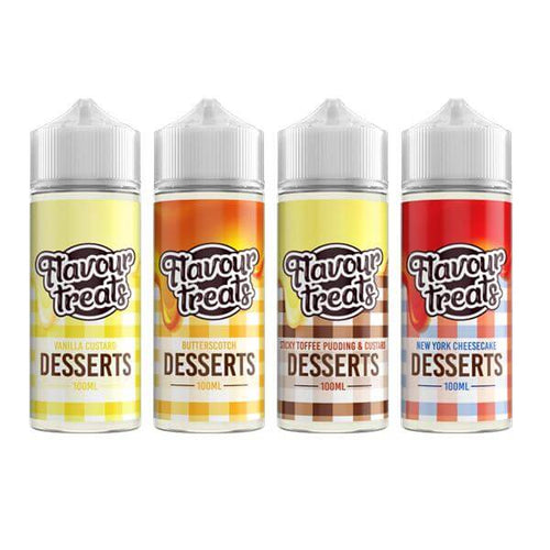 Flavour Treats Desserts 100ml Shortfill 0mg (70VG/30PG) £7.99