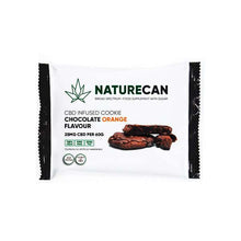 Load image into Gallery viewer, Naturecan 25mg CBD Double Chocolate Orange Cookie 60g £2.99
