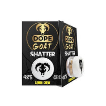 Load image into Gallery viewer, Dope Goat Shatter 98% CBD 1g £7.99
