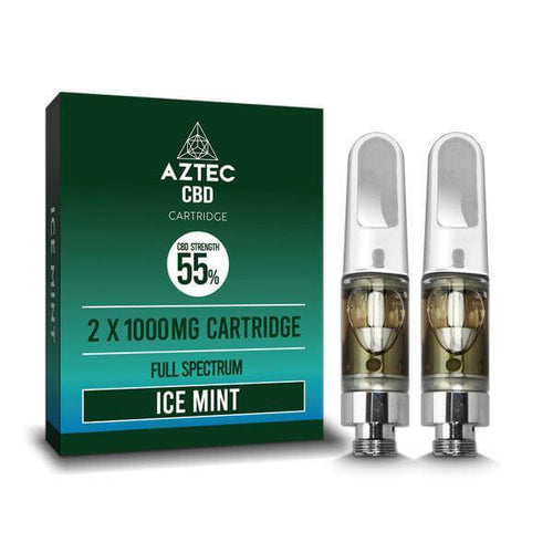Aztec CBD 2 x 1000mg Cartridge Kit - 1ml £41.99