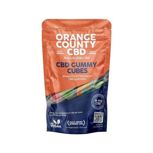Orange County CBD 200mg Gummy Cubes - Grab Bag £9.99