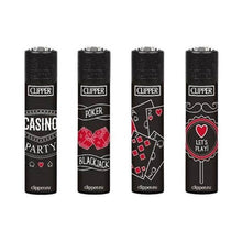 Load image into Gallery viewer, 40 Clipper Refillable Printed Design Classic Lighters £41.99
