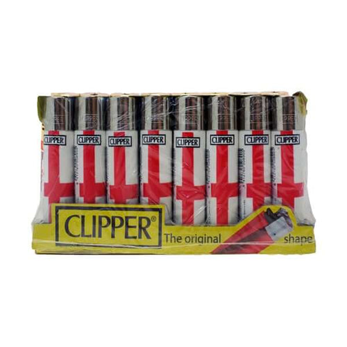 40 Clipper CP11RH Classic Flint England Flag Lighters - CL5C048UKH £46.99