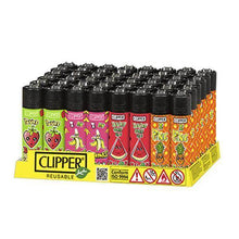 Load image into Gallery viewer, 40 Clipper Refillable Printed Design Classic Lighters £41.99

