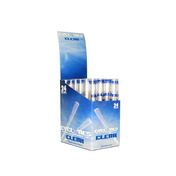 Cyclones Pre Rolled Clear Cones - 24 pack £14.99