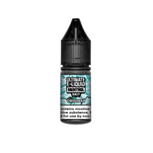 Load image into Gallery viewer, 20mg Ultimate E-liquid Menthol Nic Salts 10ml (50VG/50PG) £3.99
