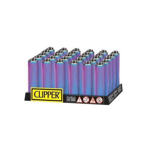40 Clipper Micro Metal Metallic Mixed Icy Lighters £66.99