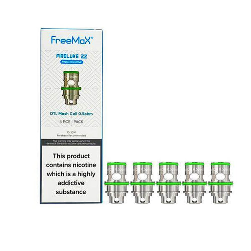 FreeMax Fireluke 22 Replacement Mesh Coils MTL 1.5ohms/DTL 0.5ohms £9.99