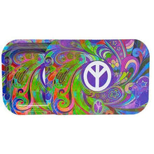 Load image into Gallery viewer, Large Mixed Design Magnetic Metal Rolling Trays with Lid £10.99
