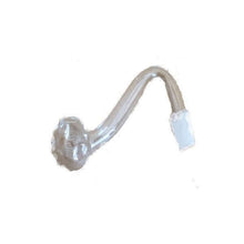 Load image into Gallery viewer, 10 x S Shape 55mm Hook Polish Glass Pipe - GP126 £13.99
