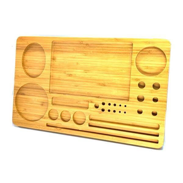Extra Large Wooden Rolling Tray with Compartments - TRY-B428x260 £33.99