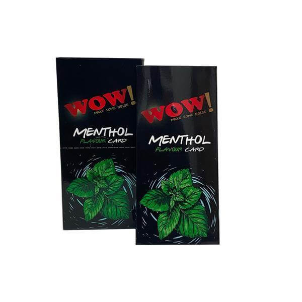 Wow Menthol Flavour Cards Infusions Pack of 20 £9.99