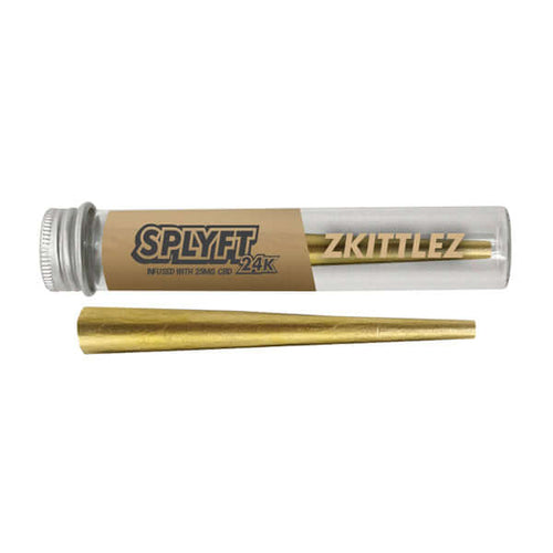 SPLYFT 24K Gold Edition 25mg CBD Infused Cones – Zkittlez £18.99
