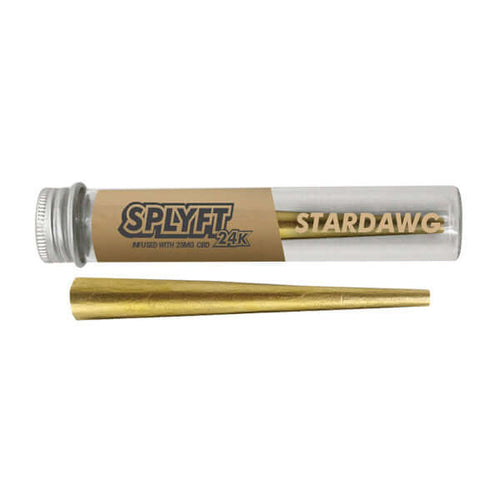 SPLYFT 24K Gold Edition 25mg CBD Infused Cones – Stardawg £18.99