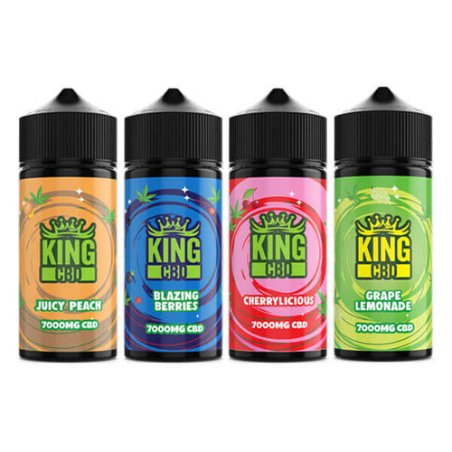 King CBD 7000mg CBD E-liquid 120ml (BUY 1 GET 1 FREE) £45.99