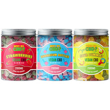 Load image into Gallery viewer, Why So CBD? 2000mg CBD Large Vegan Gummies - 11 Flavours £31.99
