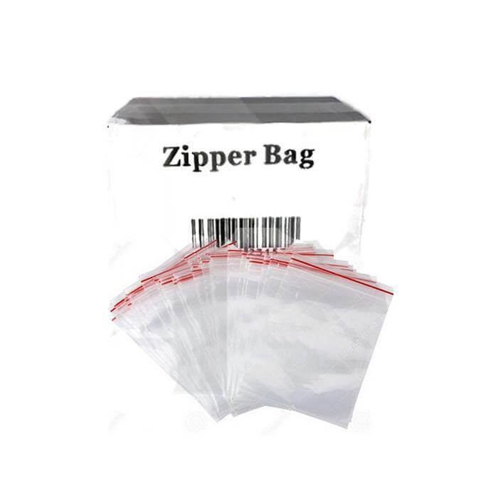 Zipper Branded 100mm x 150mm Clear Bags £10.99