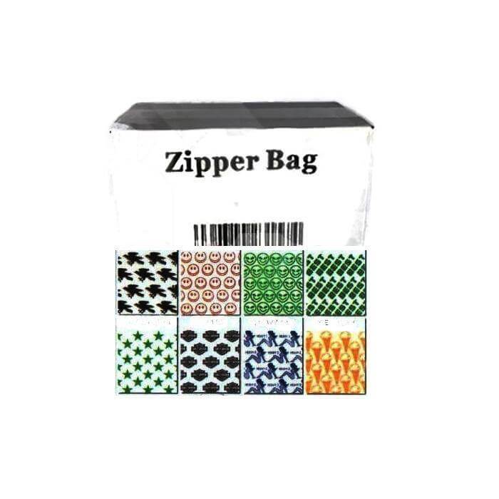 5 x Zipper Branded 2 x 2 printed Baggies £22.99