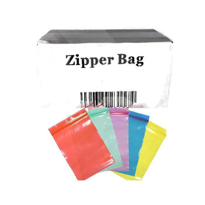 5 x Zipper Branded 30mm x 30mm Green Bags £20.99