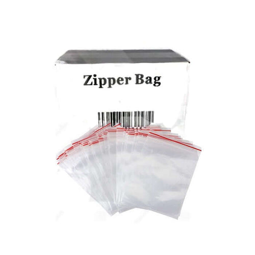 5 x Zipper Branded 70mm x 70mm Clear Baggies £26.99